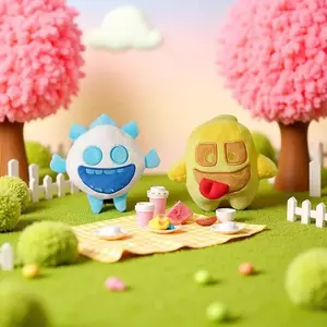 Tower Defense Game Sprites Plush Toy - Ice & Healer, Stuffed Character Dolls, Bulk Lot Clearance Sale