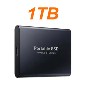 1-4TB Large Capacity External Hard Drive Quiet Operation Mobile Storage SSD USB3.2 Type-C High Speed Solid Stae Disk For PC MAC