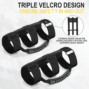 2PCS Heavy-Duty for JEEP for Wrangler Handles with Ergonomic Grip & Sturdy Lever Mechanism - All-Terrain Vehicle Grab Bars for Jeeps,Trucks - Easy Installation, Durable Off-Road Safety Handles for Enhanced Control & Stability