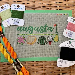 A Day at Augusta Needlepoint Canvas