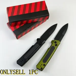 Portable Straight Edge Folding Knife Model 7205, Multiple Colors Available, Non-Slip Handle, Gift Box Included, Perfect Gift Choice