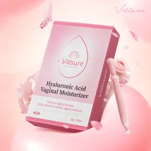 (10PCS) Villsure Intimate Moisture Support Gel with Hyaluronic Acid | Gentle & Soothing & Daily Comfort | Soft & Soothing Care