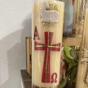 Cirio Pascual 8x2.5 Religious Candle