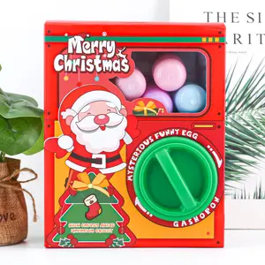 【SG Video】"Christmas Gem Surprise Gachapon Capsule Mystery Crystal Prizes,- Christmas Surprise Egg Toy, Festive Fun for Kids & Families, 16x20cm"