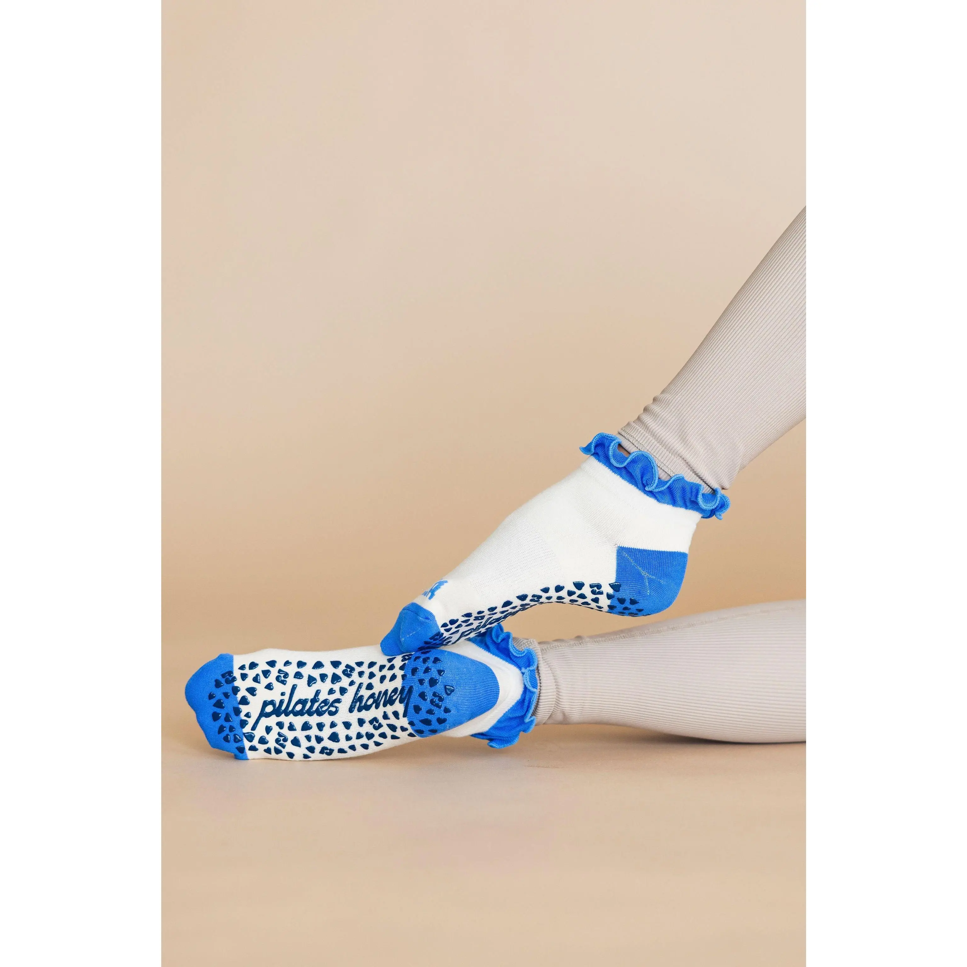 Ciao Bella Ruffle Ankle Grip Sock