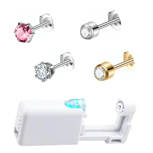 Rhinestone Dangle Earrings Stainless Steel Hypoallergenic Fashion Jewelry for Party Daily Wear Trendy All-match Exquisite Gift for Women