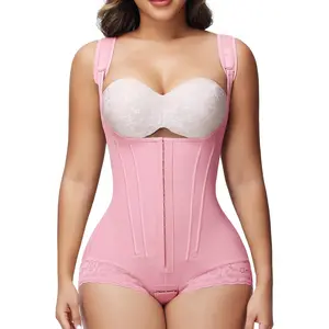 SHAPESHE Open Bust Shapewear Bodysuit For Women Triangle One-Piece Corset