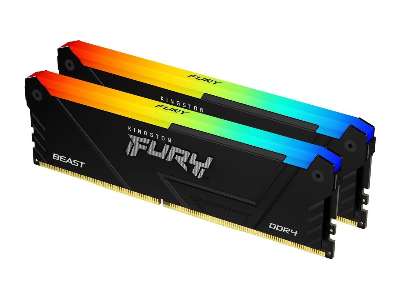 Kingston FURY Beast 64GB (2 x 32GB) 288-Pin PC RAM DDR4 3200 (PC4 25600) Desktop Memory Model KF432C16BB2AK2/64