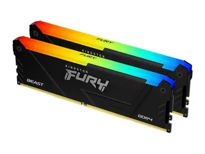Kingston FURY Beast 64GB (2 x 32GB) 288-Pin PC RAM DDR4 3200 (PC4 25600) Desktop Memory Model KF432C16BB2AK2/64