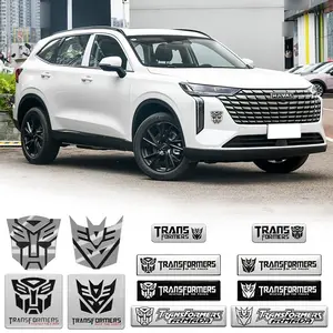 Transformers Carbot Luxury Aluminum Car Sticker, Corrosion Resistant, Fashionable Metal Gloss, UV Aging Resistance, Low Airflow Resistance