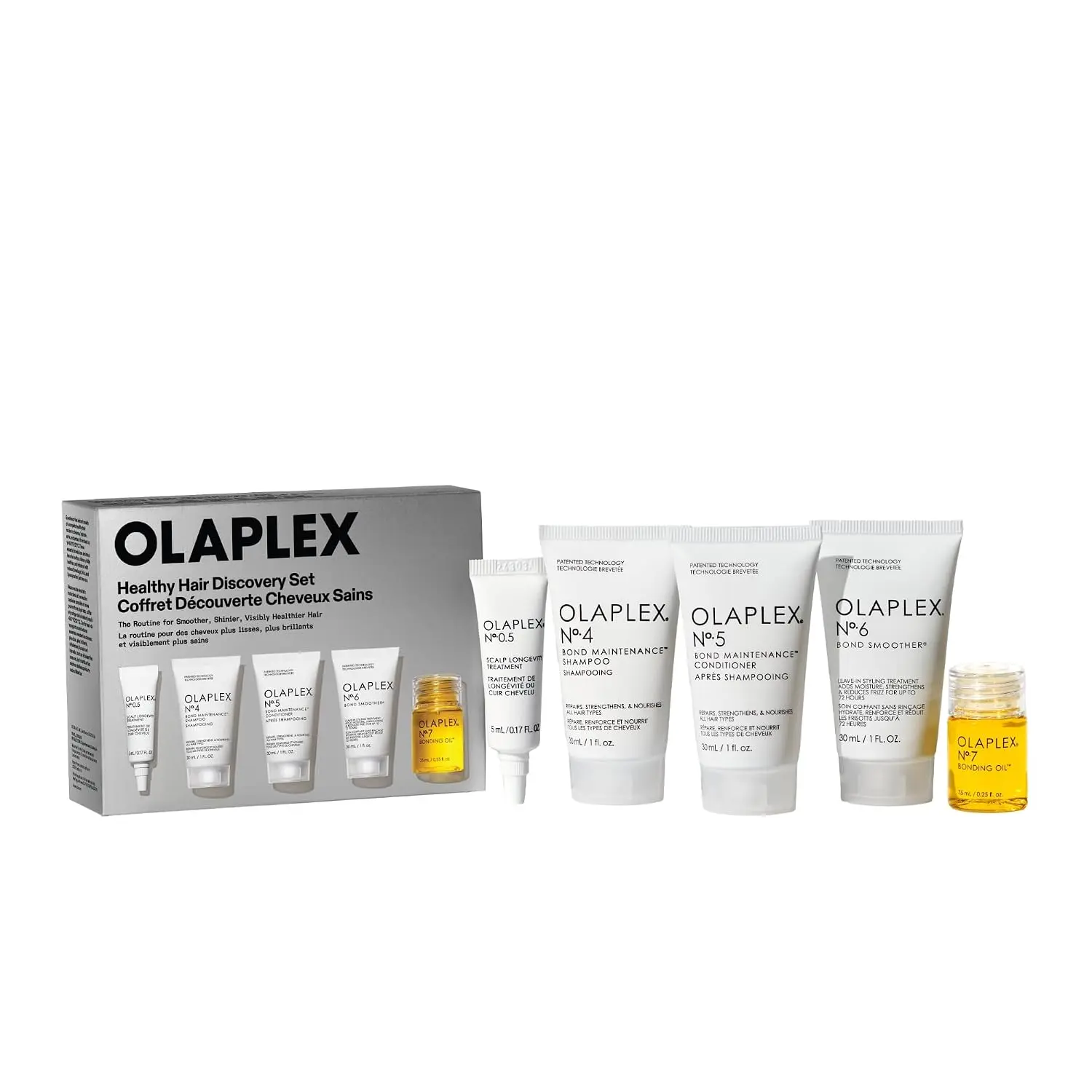 OLAPLEX Healthy Hair Discovery Set| N°.0.5, N°.4, N°.5, N°.6 & N°.7