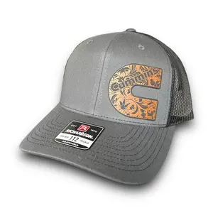 Diesel tooled look hat patch trucker Diesel tooled look hat patch trucker