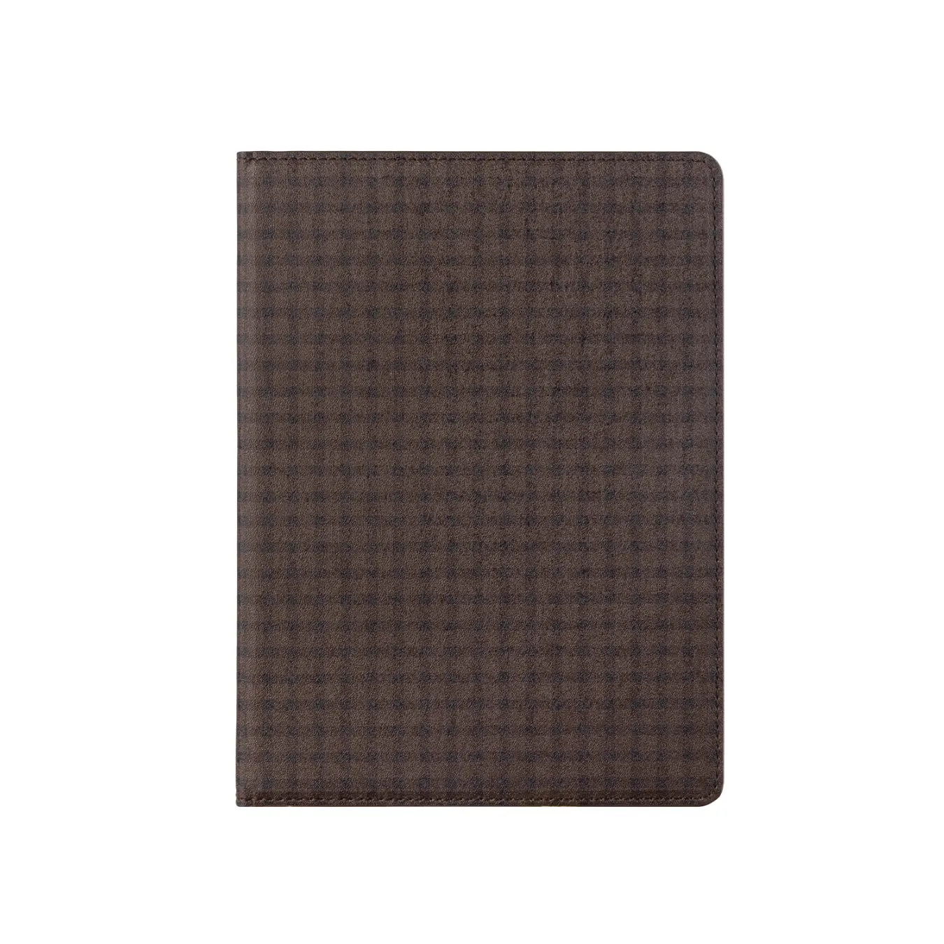 Stori Leather Kindle Case - Cafe Gingham Design Tablet Cover, Tablet Accessories with Stand, Hand Strap, Magnetic Casing, Auto Wake/Sleep Function for Device Protection