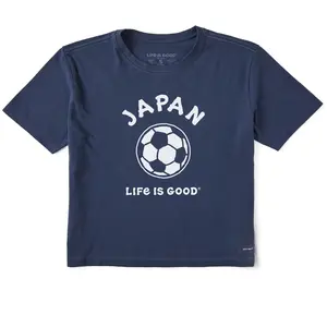 Women's Japan Life is Good Short Sleeve Crusher Boxy Tee