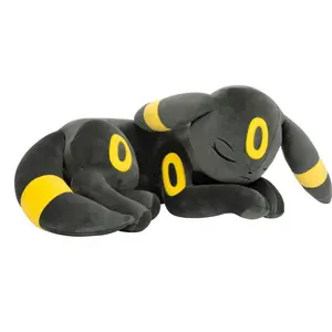 Pokemon Sleeping Plush - 18-inch Premium Plush in Sleeping Pose - Umbreon and Espeon - Soft and Cuddly Toy