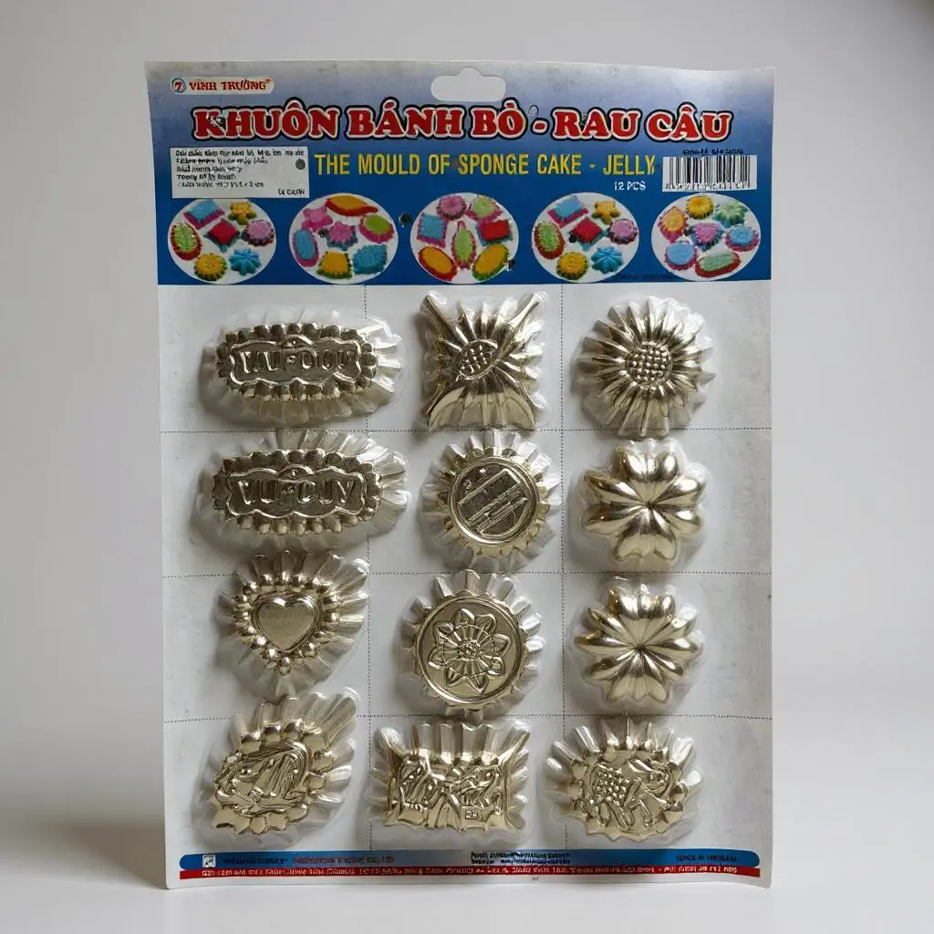The Mould of Sponge Cake - Jelly (12 PCS) - Khuôn Bánh Bò Rau Câu