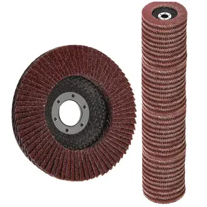 40 PCS 4.5 Inch Flap Discs, Assorted 40 60 80 120 Grit 4 1/2 Grinding Sanding Wheels, Aluminum Oxide Abrasives Grinder Discs