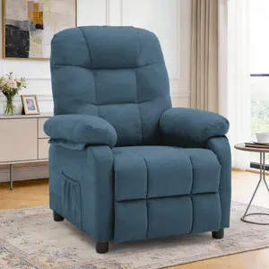 Korser Recliner Chairs for Adults with Fixed Base Push Back Recliner Chair for Living Room Small Recliner Sofa for Small Spaces Linen Fabric Ergonomic Comfort High Density Sponge Padding