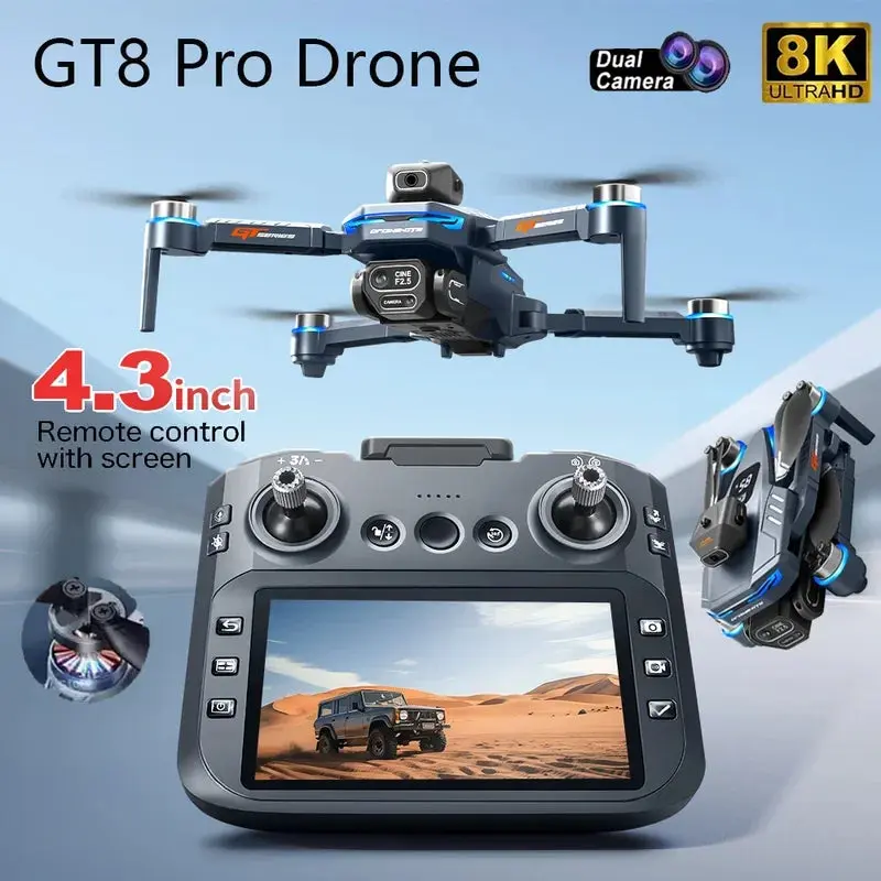 GT8 Drone GPS 8K Professional HD 360° Dual Cameras