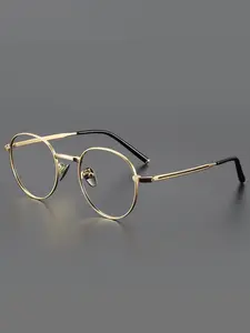 Unisex Metal Frame Glasses, Casual Style, Light Blocking, Suitable for Outdoor Travel Cycling Music Festivals Beach Weddings