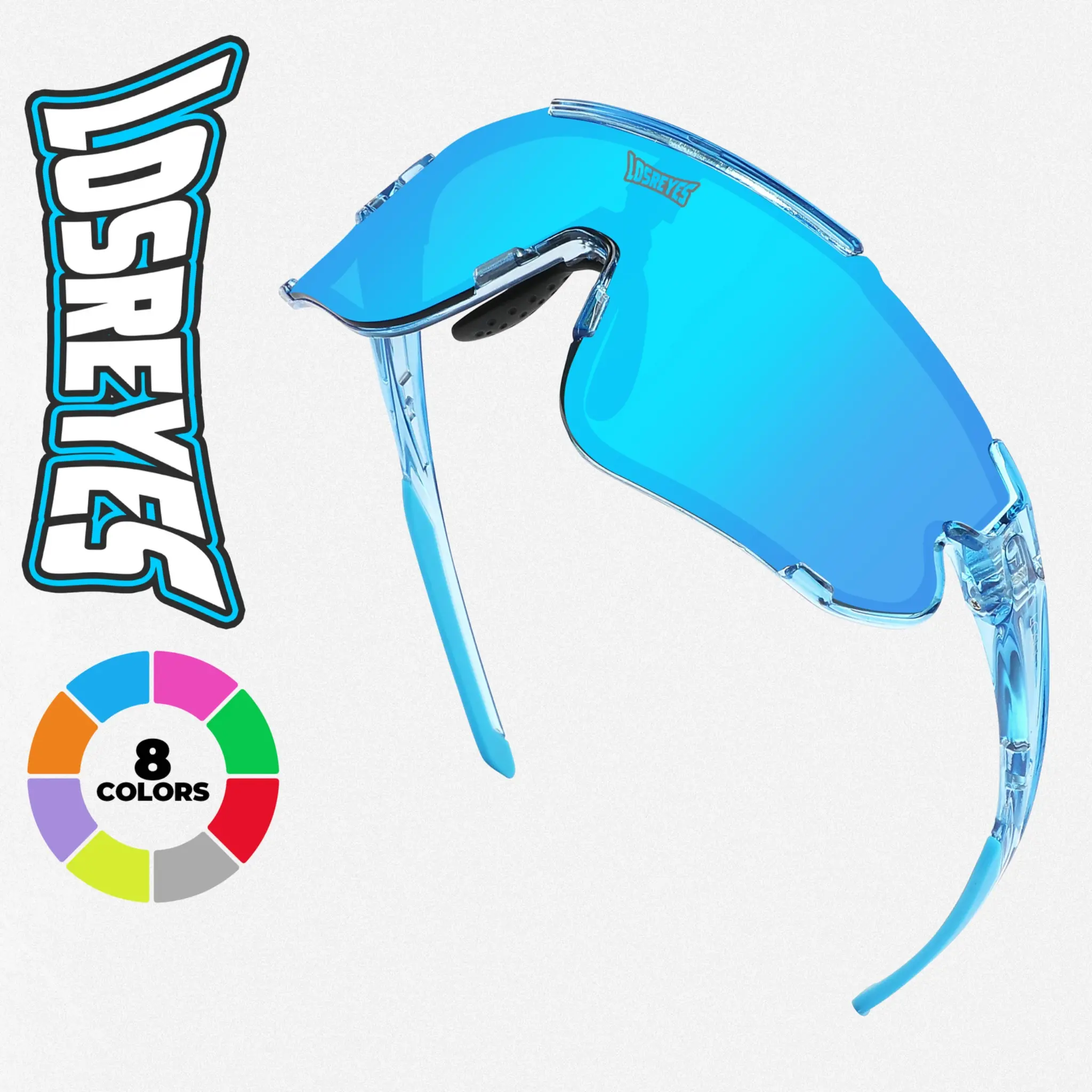 LOSREYES Elevate Collection Unisex Sports Sunglasses, TR90 Frame, Polycarbonate Lenses, 145x60mm Medium-Large Size, Lightweight Durable, Secure Fit, 100% UV Protection, Active Style for Running/Cycling, Tr90+Rubber, Eye-Friendly Sports Eyewear, Outdoor Ac