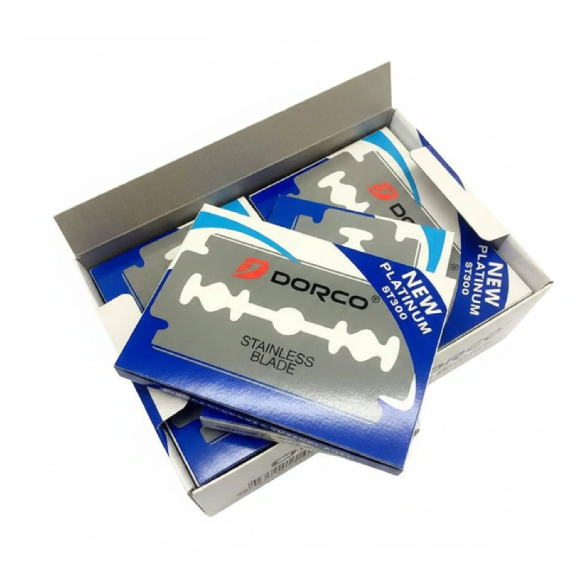 Dorco Razors Double Edge Blades Blue 100 CT Dorco Razors Double Edge Blades Blue 100 CT