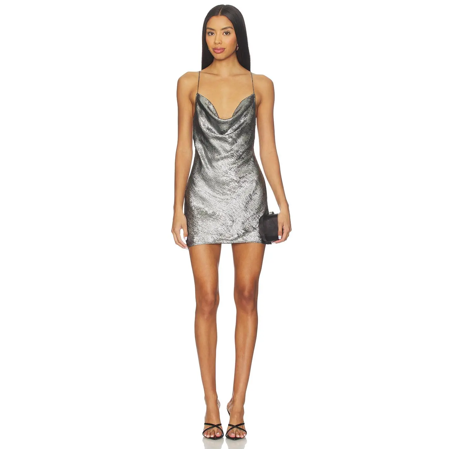 superdown Matti Mini Dress in Gunmetal