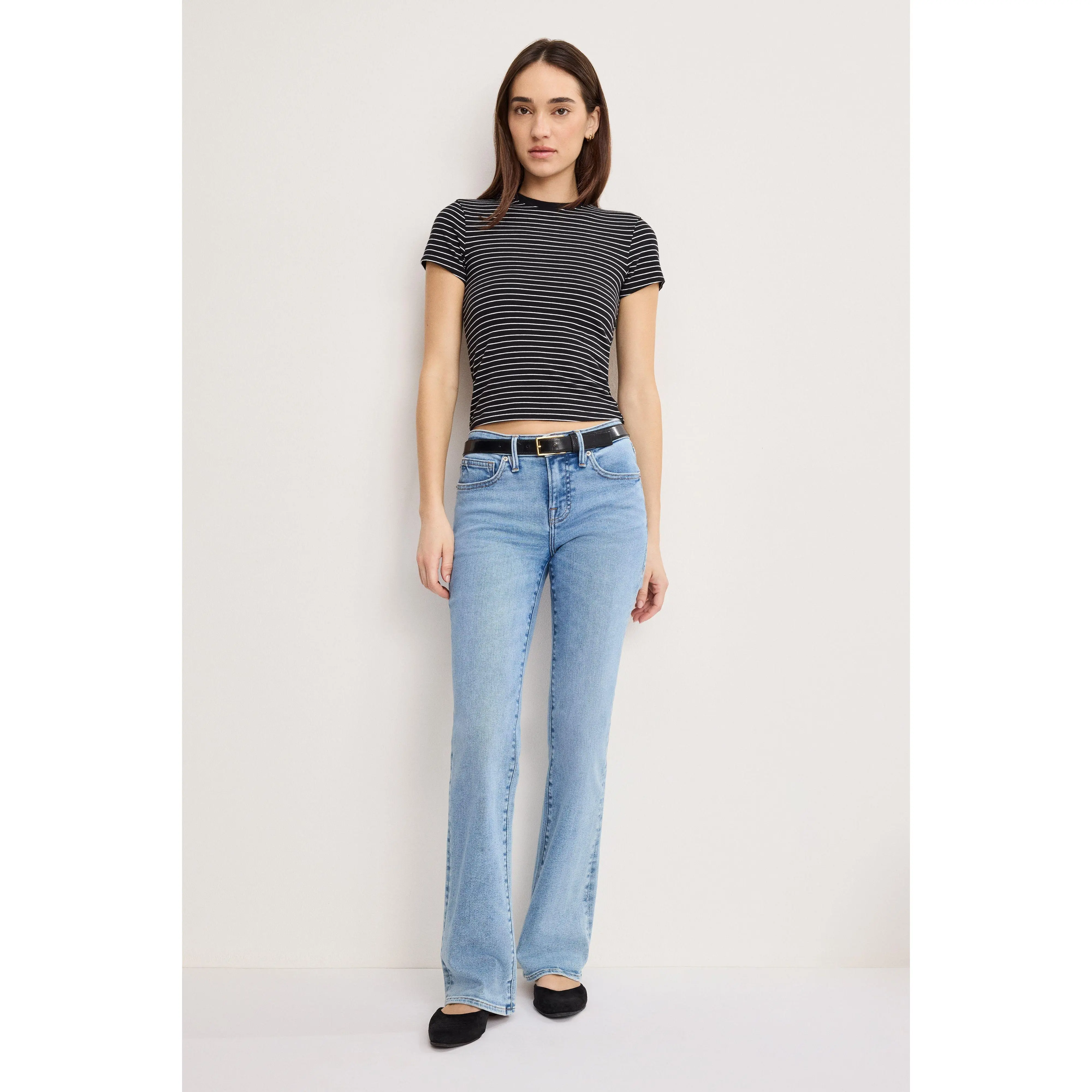 GOOD LOW RISE BOOTCUT JEANS | INDIGO1217