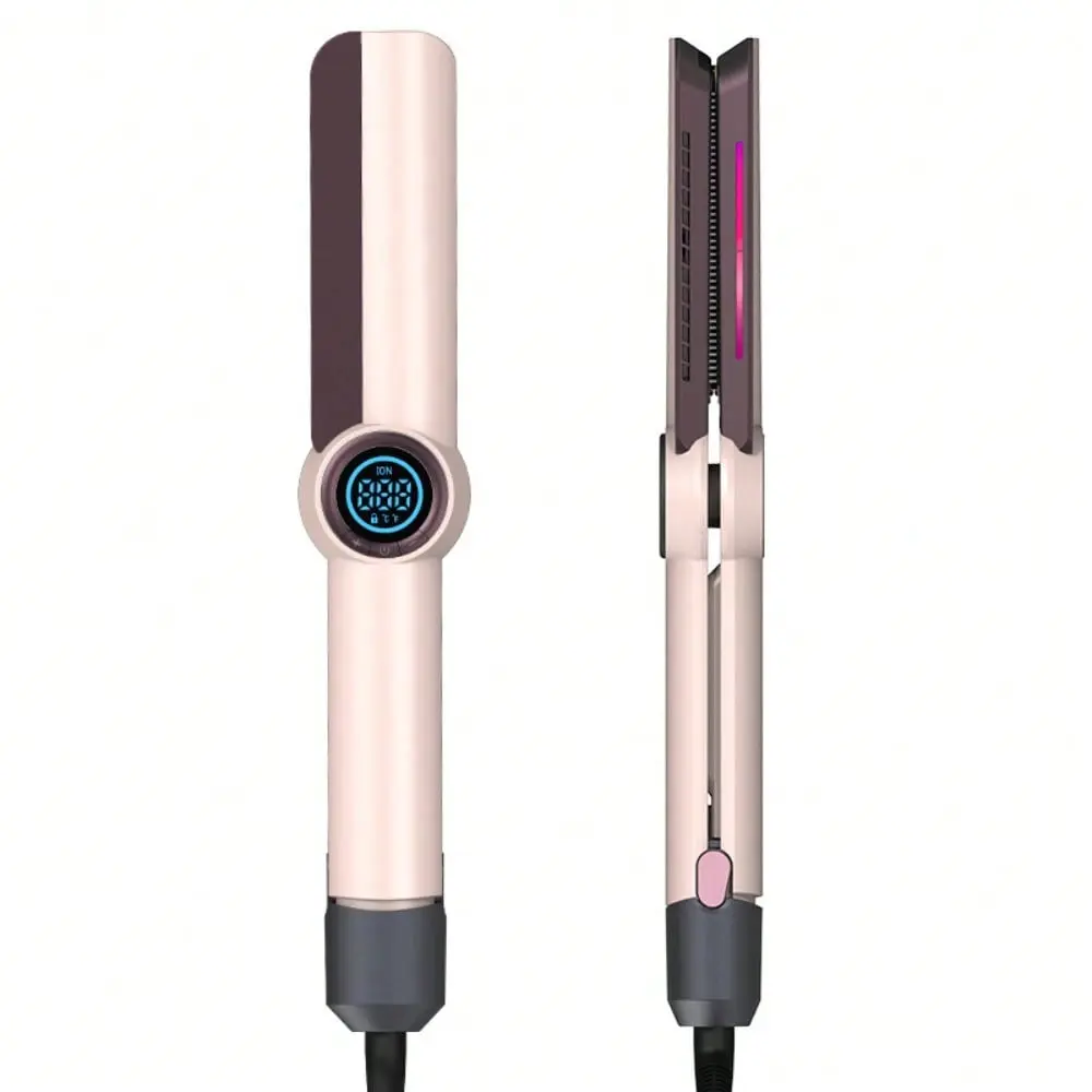 New Wet & Dry Negative Ion Hair Straightener - High-Speed Fast Heating, Anti-Scald, Cold Air Splint, Hair Care Tool - 1 Household Salon Device for Family Use, Travel