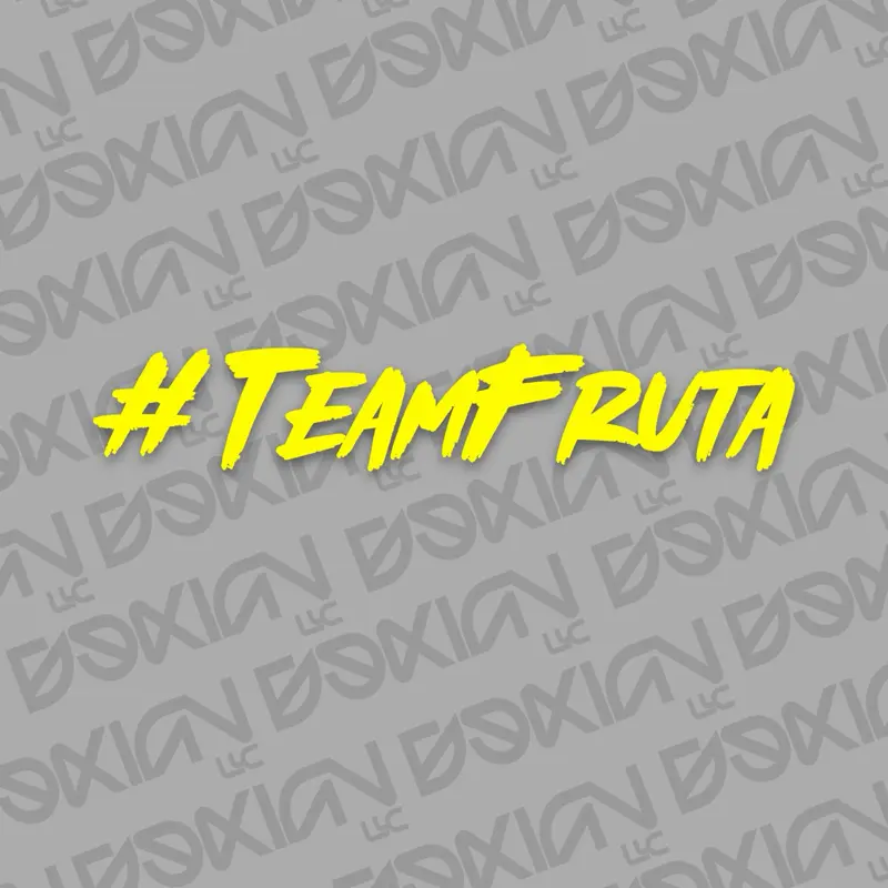 #TeamFruta - Vinyl Car Sticker (Waterproof)