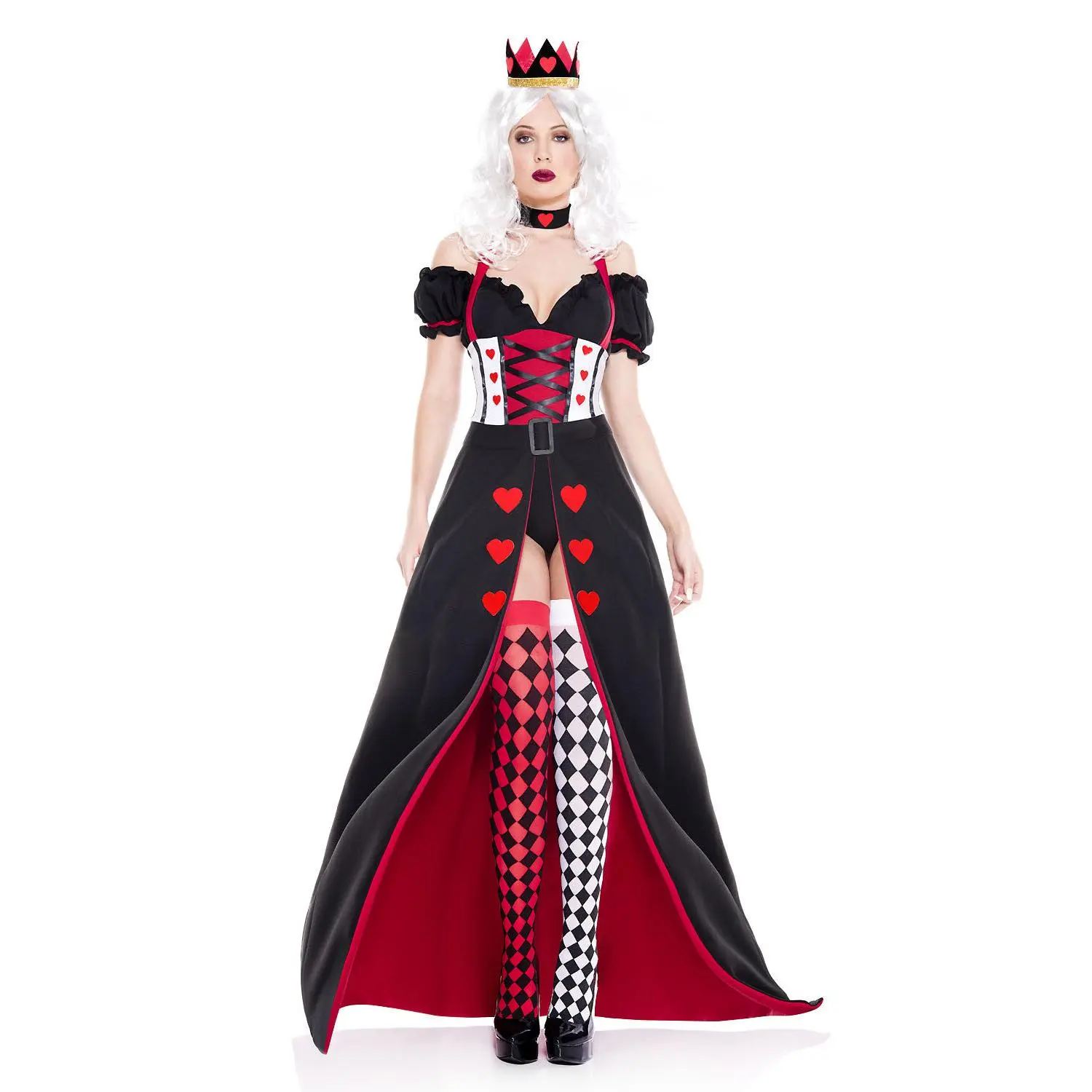 Adult Women's Enchanting Royal Heart Queen Costume