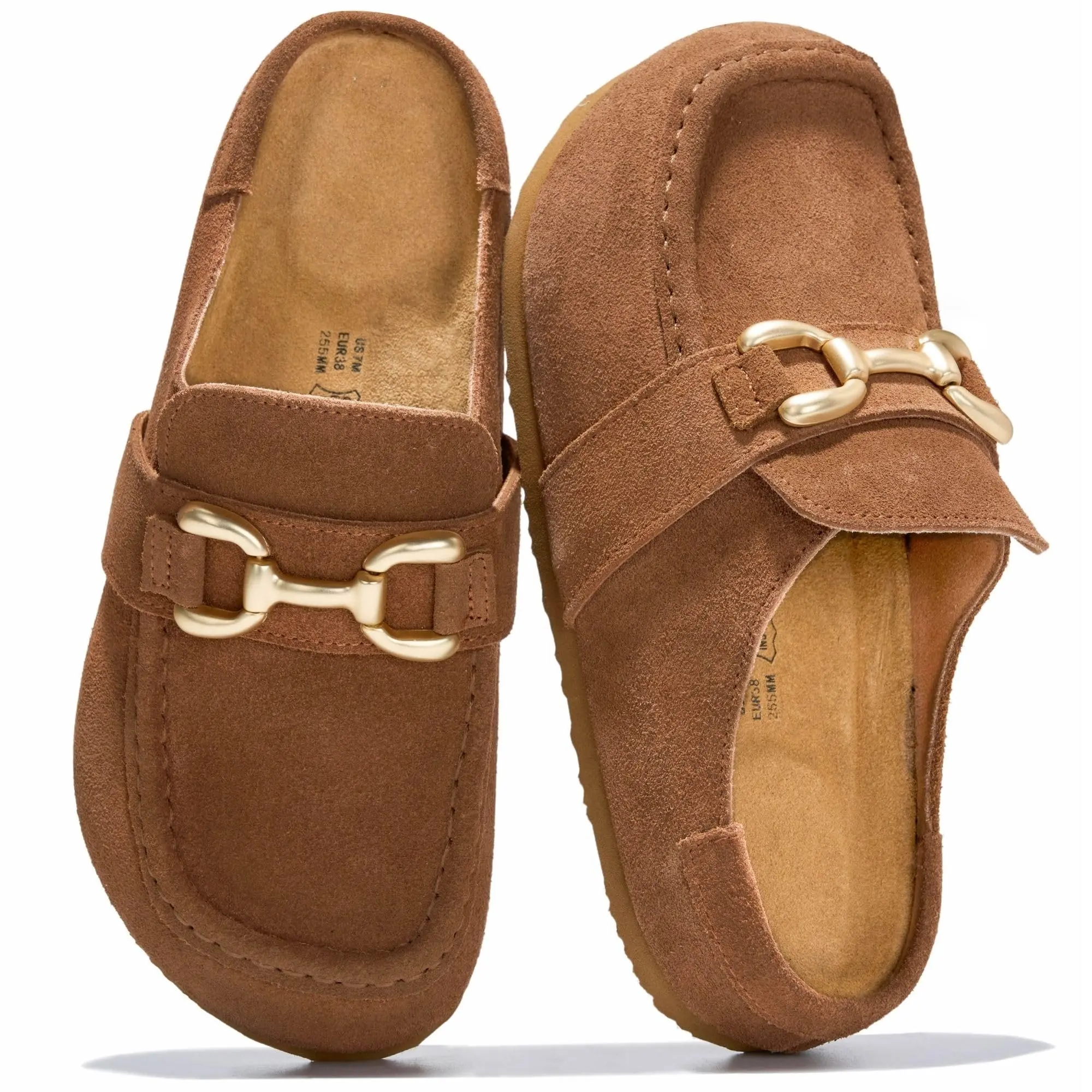 Project Cloud Women's | 100% Genuine Leather Loafers | Lightweight | Non-Slip - Holly