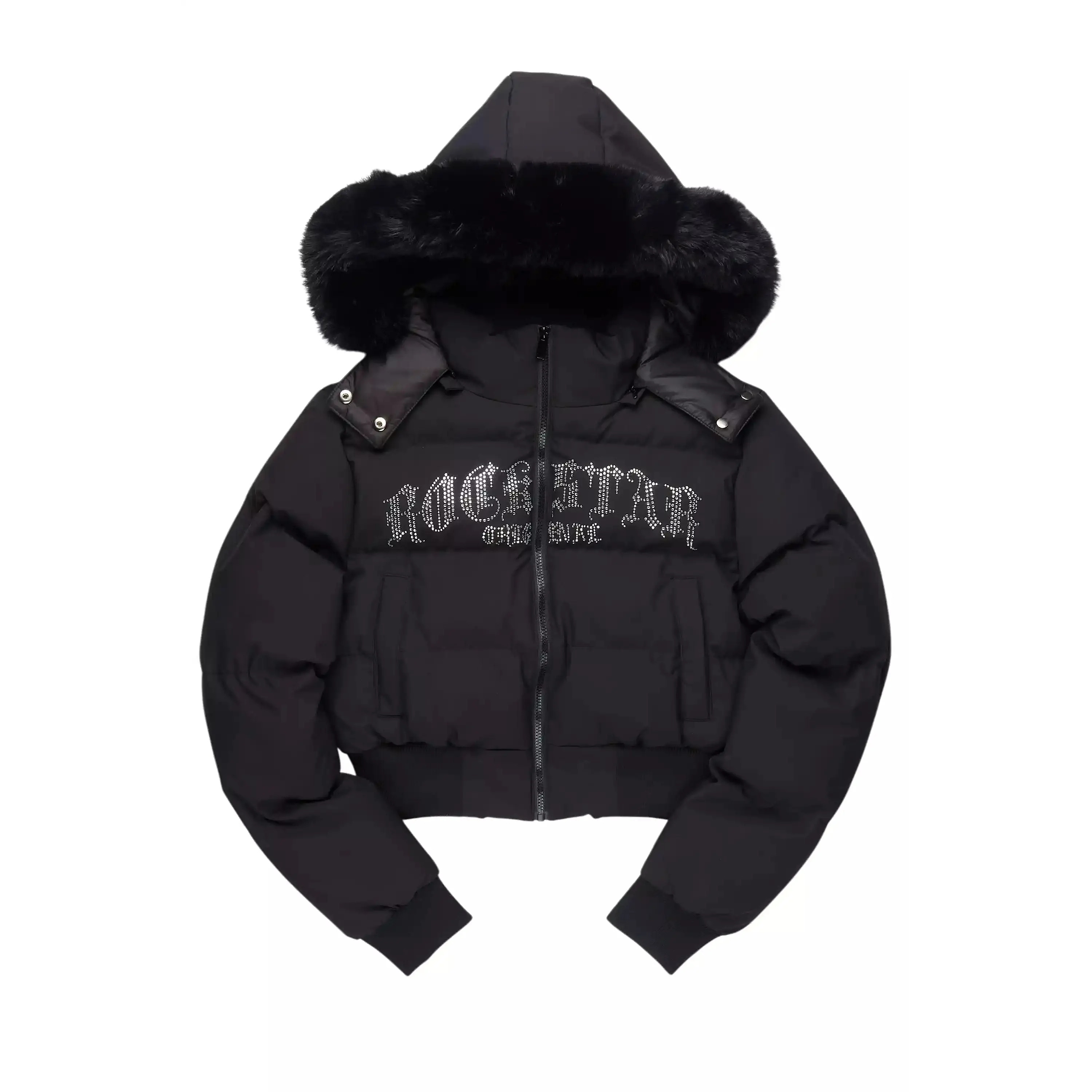 Rosa Black Puffer Jacket