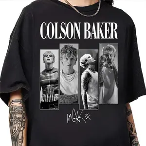 Machine Gun Kelly Tour Tee, Colson Baker Inspired Graphic Shirt, Must-Have Band Merch for MGK Fans, for Men & Women, Full Colors, Full Sizes
