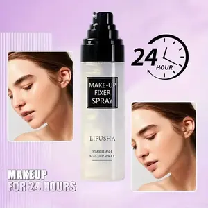 Star-Glimmer Setting Spray: Refreshing, oil-controlling, and fast-drying—it locks in your look for long-lasting wear that stays natural and flawless without fading. Perfect for daily commutes, dates, and social gatherings; an ideal gift for Valentine's Da