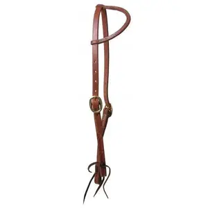 Double buckle sliding one ear headstall