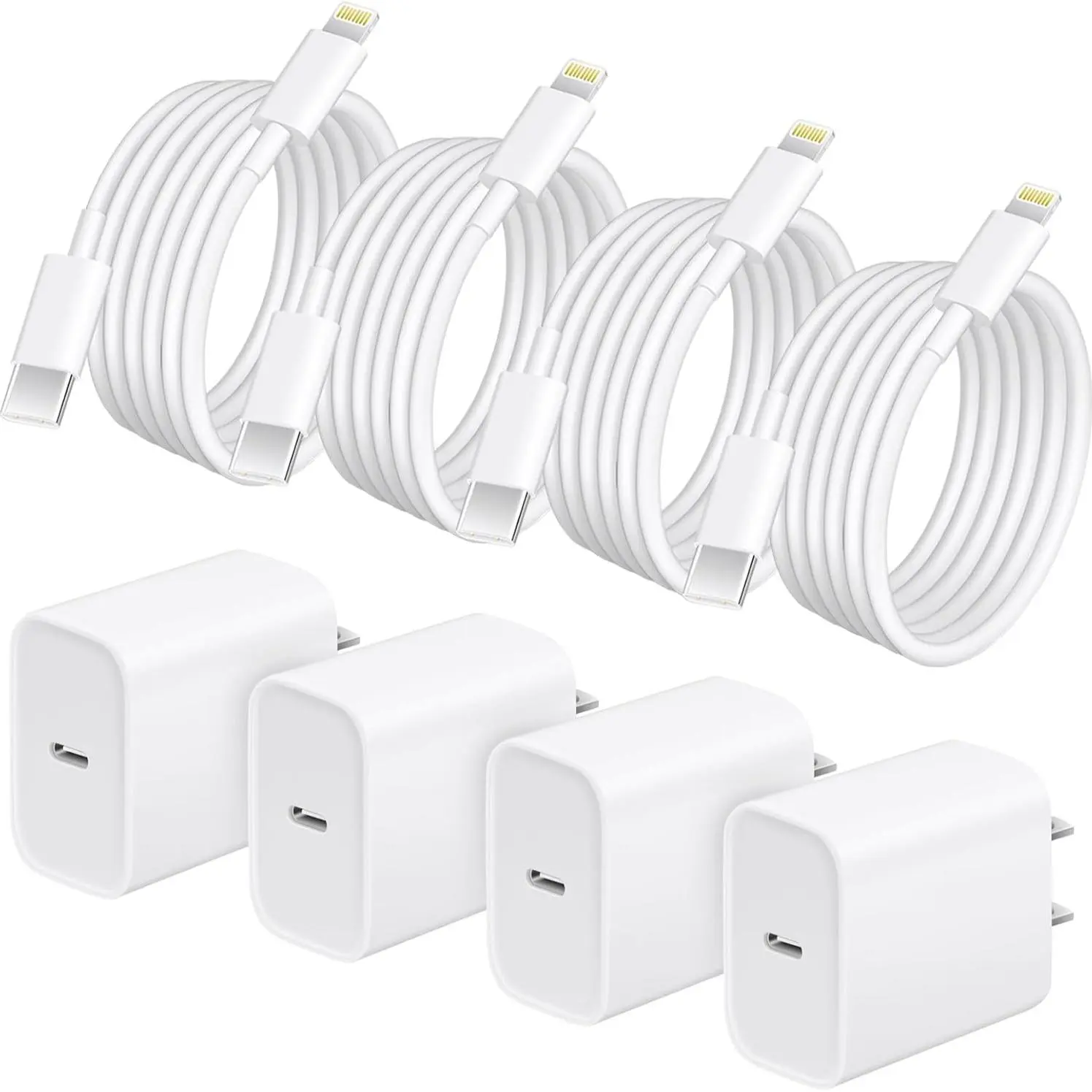 6FT 20W PD Fast Charger for iPhone 14/13/12, USB C Wall Charger with USB-C to Lightning Fast Charging Cable, Compatible with iPhone 14/13/12/11/Pro/Pro Max/Mini/Xs Max/XR/X, iPad