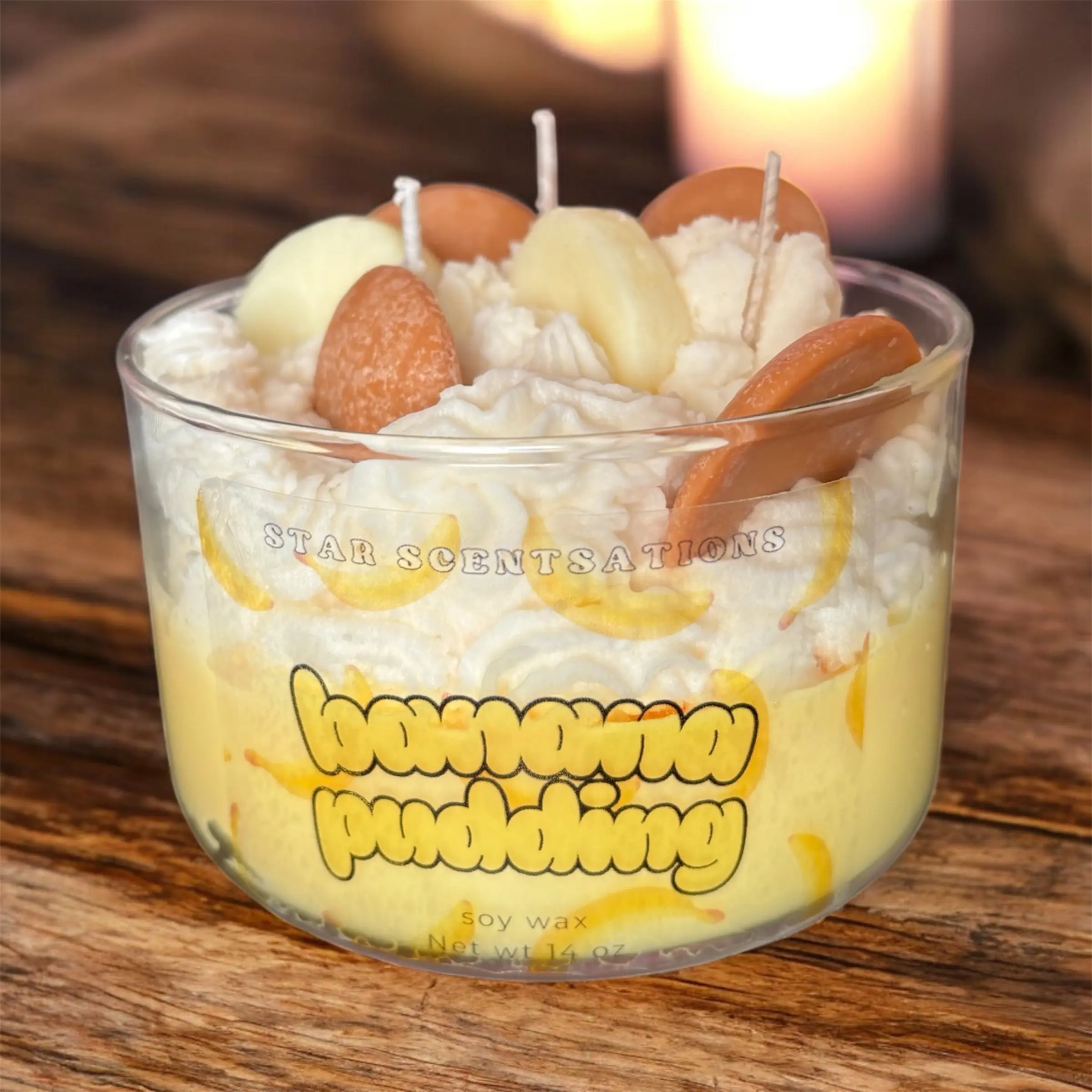 Banana Pudding 3wick Candle Banana Pudding 3wick Candle