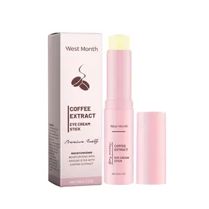 Coffee Eye Cream Stick, Eye Tightener Eye Cream, Reduces Under-Eye Bags, Dark Circles& Puffiness, Anti Aging Fine Lines, Firm That Delicate Skin Under Your Eyes Brush Moisturizer