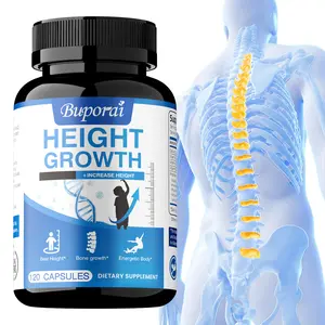 Buporai Dietary Supplements - 120 Capsules - Contains calcium, vitamin D3, and collagen to support calcium and vitamin supplementation - Suitable for both men and women.