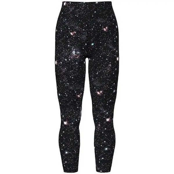 LuLaRoe Women's Buttery Soft Outerspace Print Leggings - Ultra-Stretch Brushed Fabric, Polyester-Spandex Blend, Slim-Fitting, All-Season Casual Daily Wear Bottoms, Smooth, Soft Texture