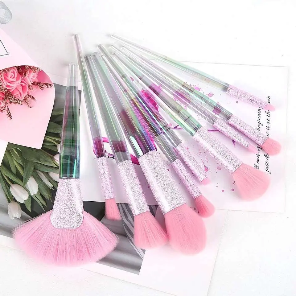 Bubble Princess Holo Iridescent Makeup Brushes