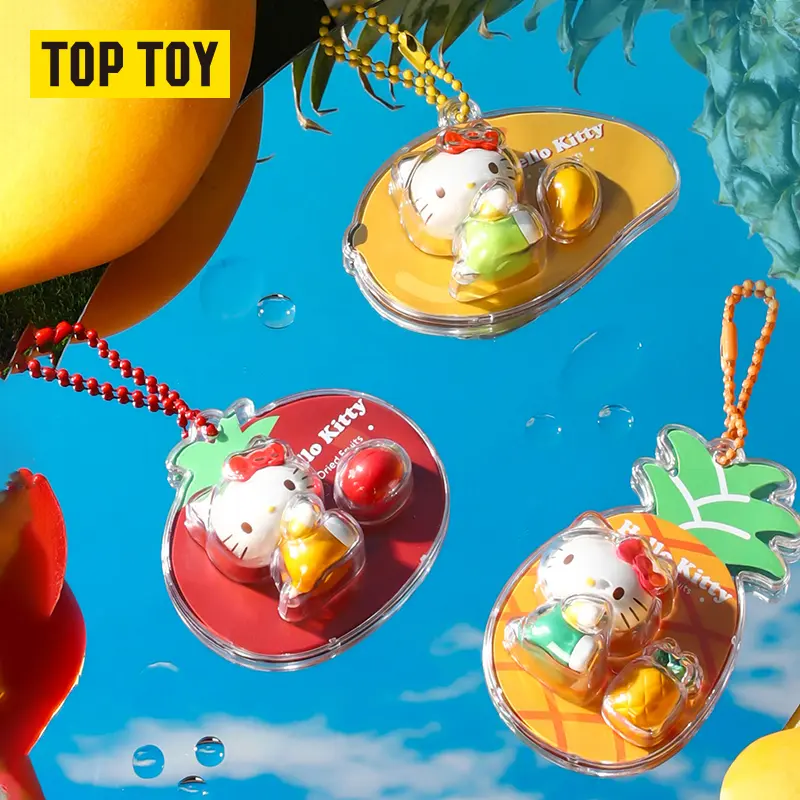 TOPTOY Fruit Tales Series Miniature Hang Tag Blind Box, Kawaii Compact Keychain Charm, Gift for Bestie, Easy to Attach Anywhere tiktokshopbacktoschool