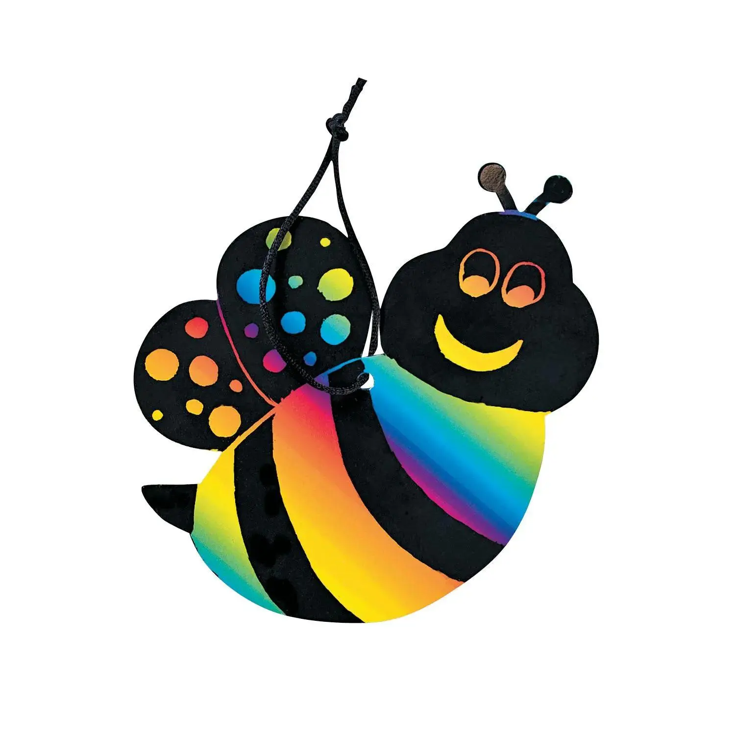 Magic Color Scratch Bee Ornaments - 24 Pc.