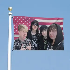 1pc,3x5ft American Sam and Colby Flag Tapestry Blanket Funny Poster for College Dorm Decor Room Decoration Gift Wall