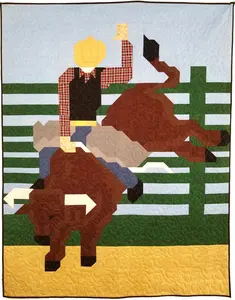 Bucking Bull Quilt Pattern