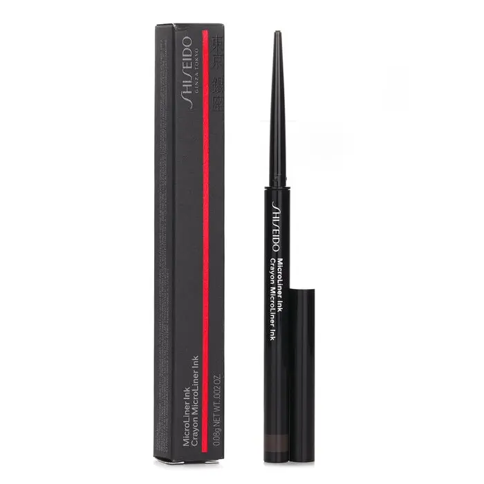SHISEIDO MicroLiner Ink Waterproof Cosmetic Eyeliner, Makeup Product - #02 Brown