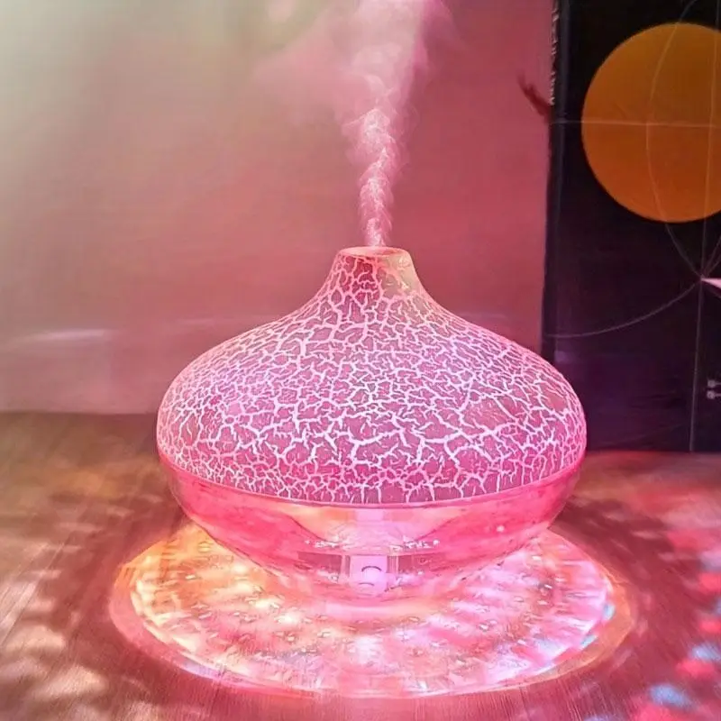 USB Powered Humidifier, Colorful Atmosphere Night Light Humidifier for Bedroom, Nano Mist Aroma Diffuser Suitable for Multiple Room Types
