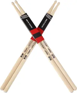 2 pairs Drum Sticks 5A Maple  Tip DrumStick,Ideal for Drummers of  Levels, for Drums, Percussion and Practice(5A-Two pairs)