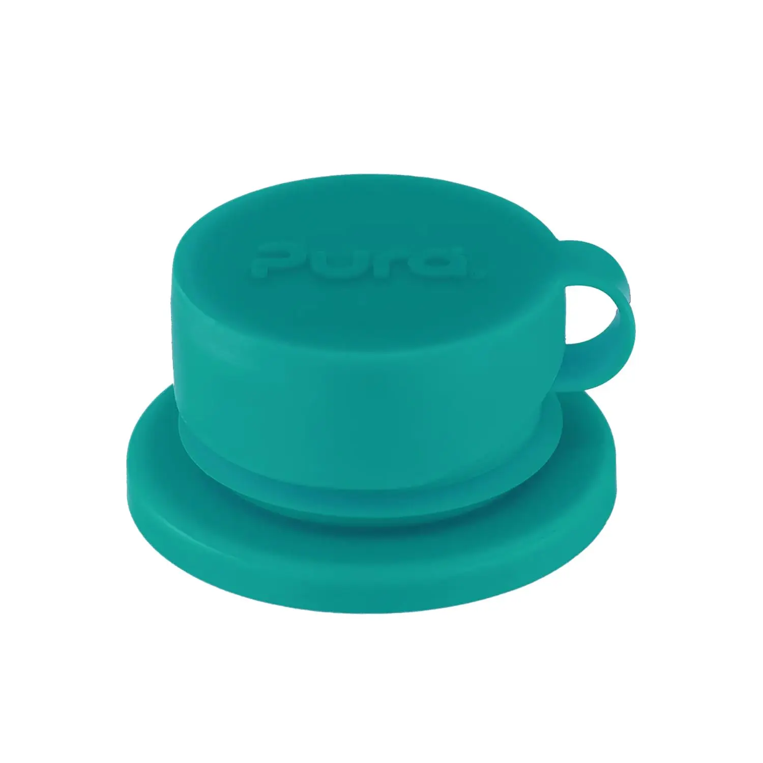 Sport Big Mouth Silicone Sport Top - Leak & Spill-Proof, Plastic-Free, MadeSafe Certified, -Grade Silicone - Fits All Sport Bottles - Mint
